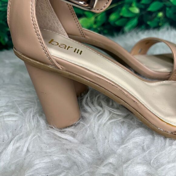 Bar III nude color summer / spring party heels 7.5 - Picture 9 of 15